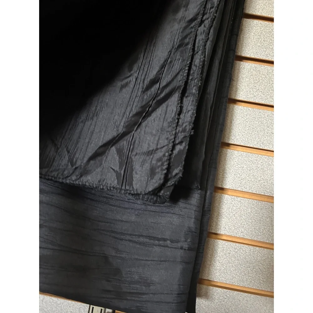 86 x 88 inch Black Satin like fabric tablecloth 2 pieces wedding party decoratio